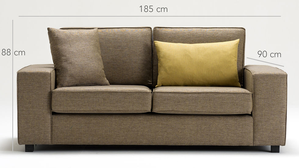 Thumbnail: Doha Sofa For 2 Pr - Brown