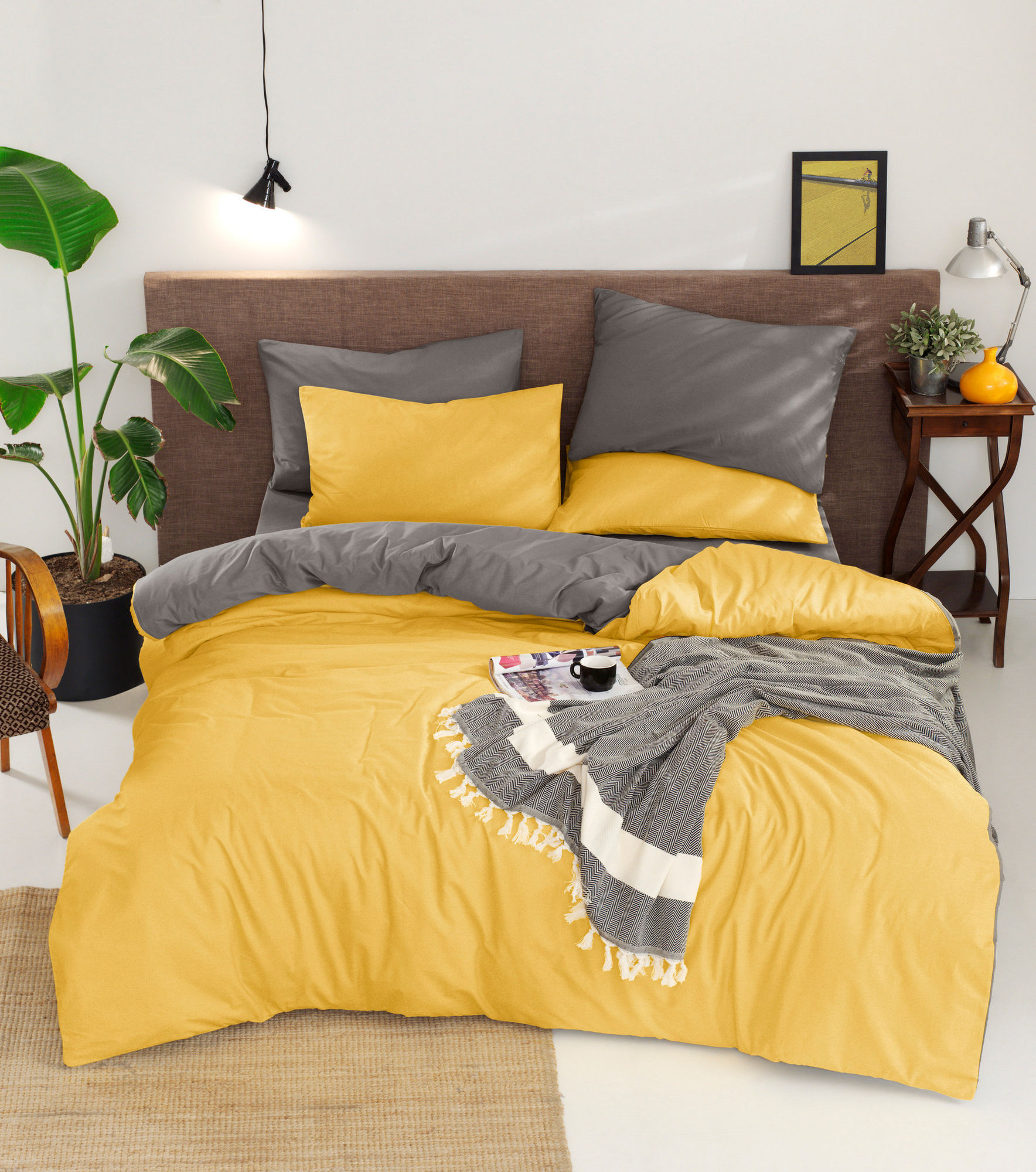 cift Yonlu - Yellow, Grey