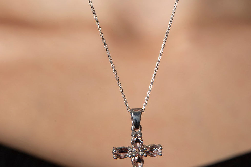 Thumbnail: Lunara Silver Whisper Necklace