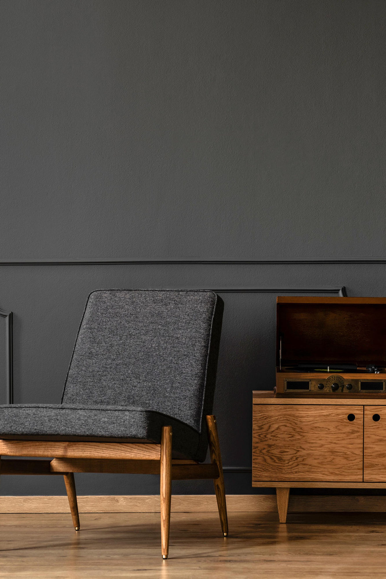 Macka Yanik Ahsap Lambader Silindir Koyu Hasir Abajurlu