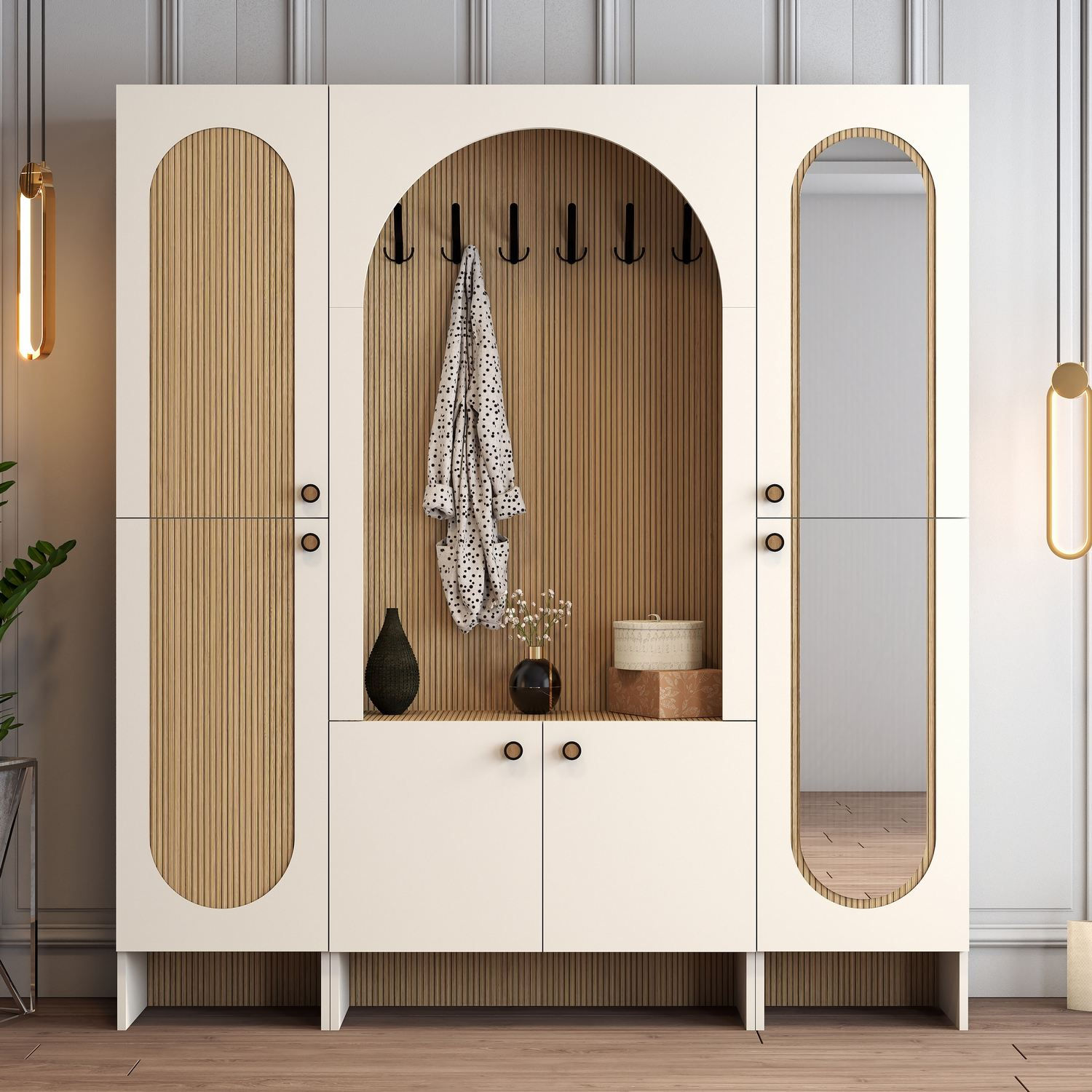 Palermo Klm - Cream, Oak