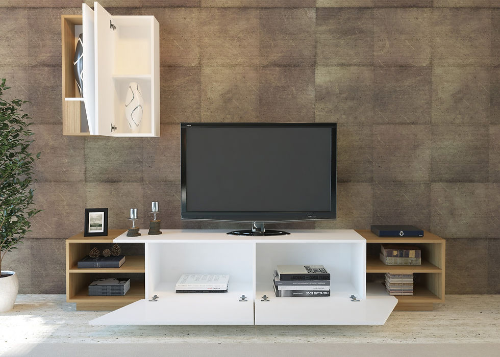 Thumbnail: Zebra - White, Teak