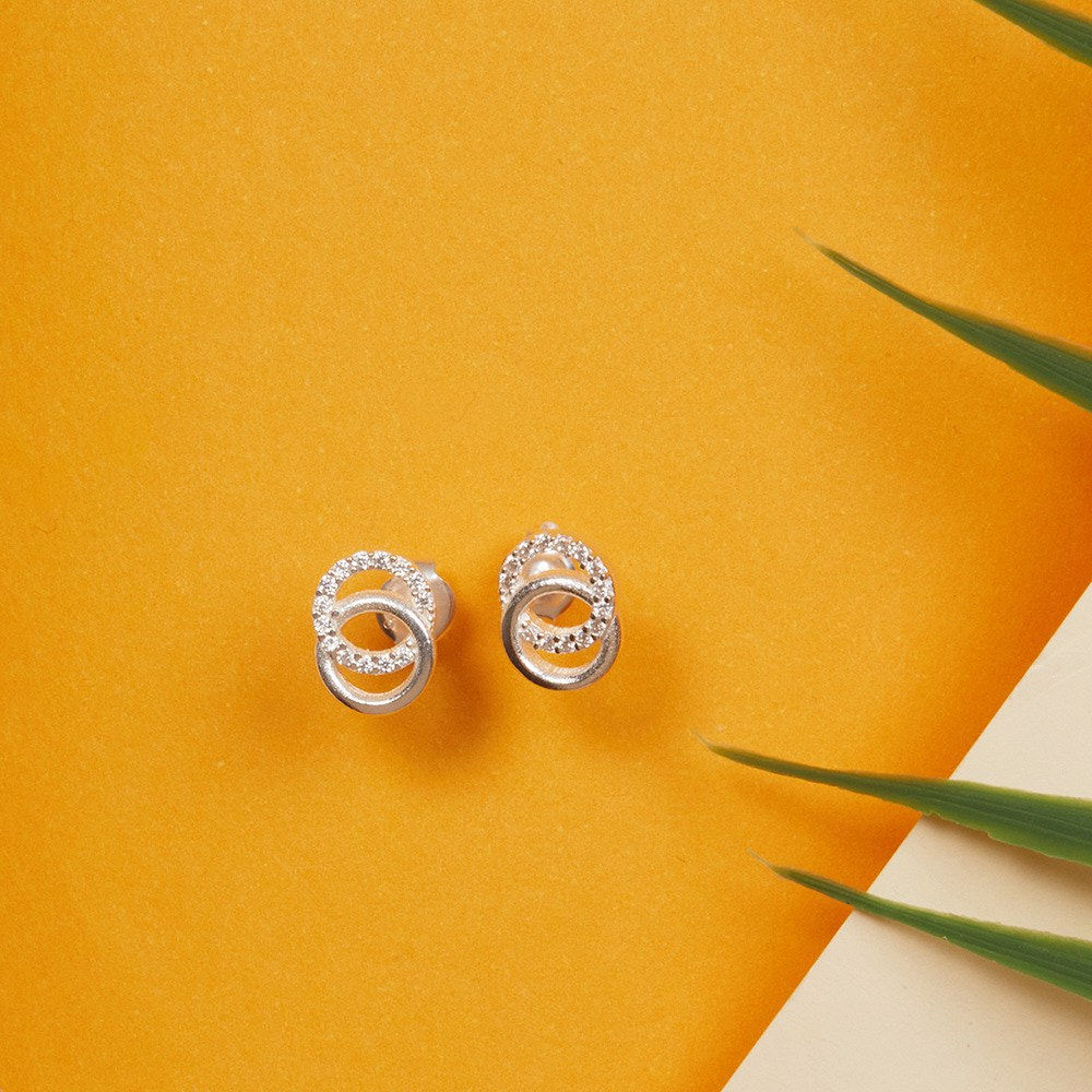 LustreGlow Sterling Zircon Earrings
