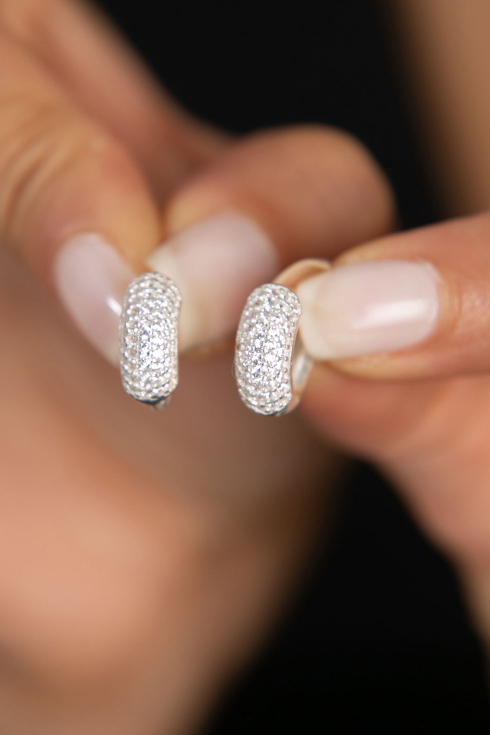 Thumbnail: LustreMend SilverDew Earrings