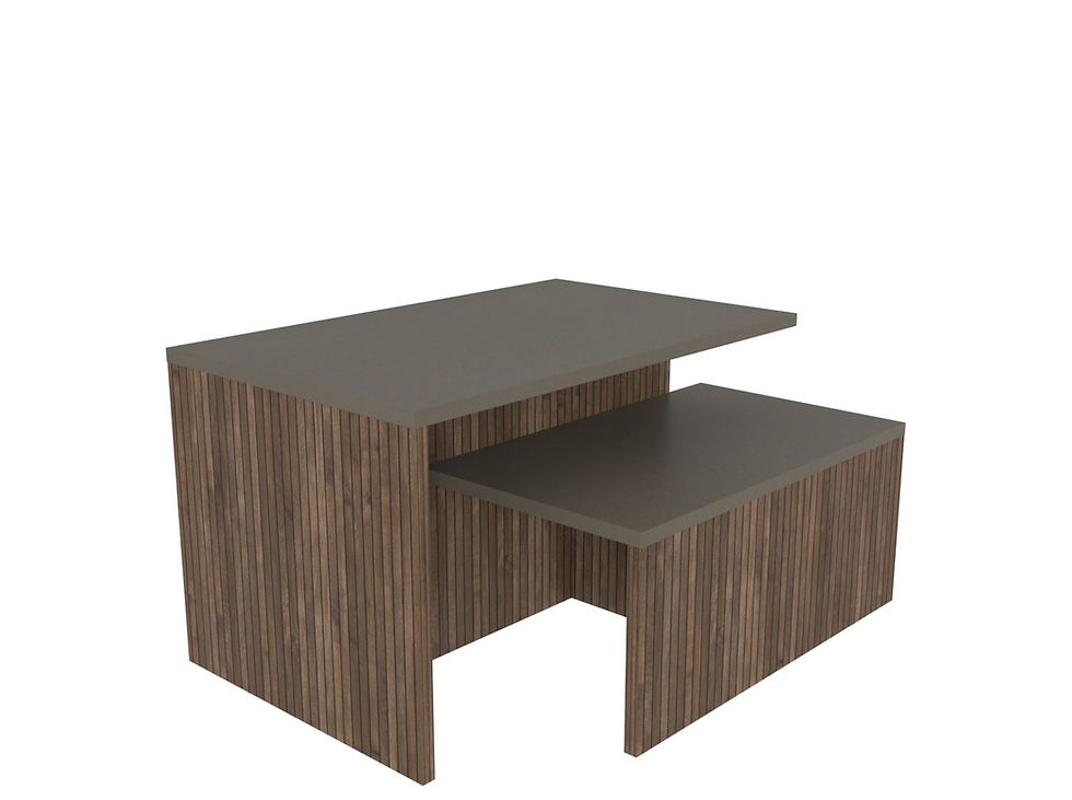 Thumbnail: Twins - Taupe, Oak