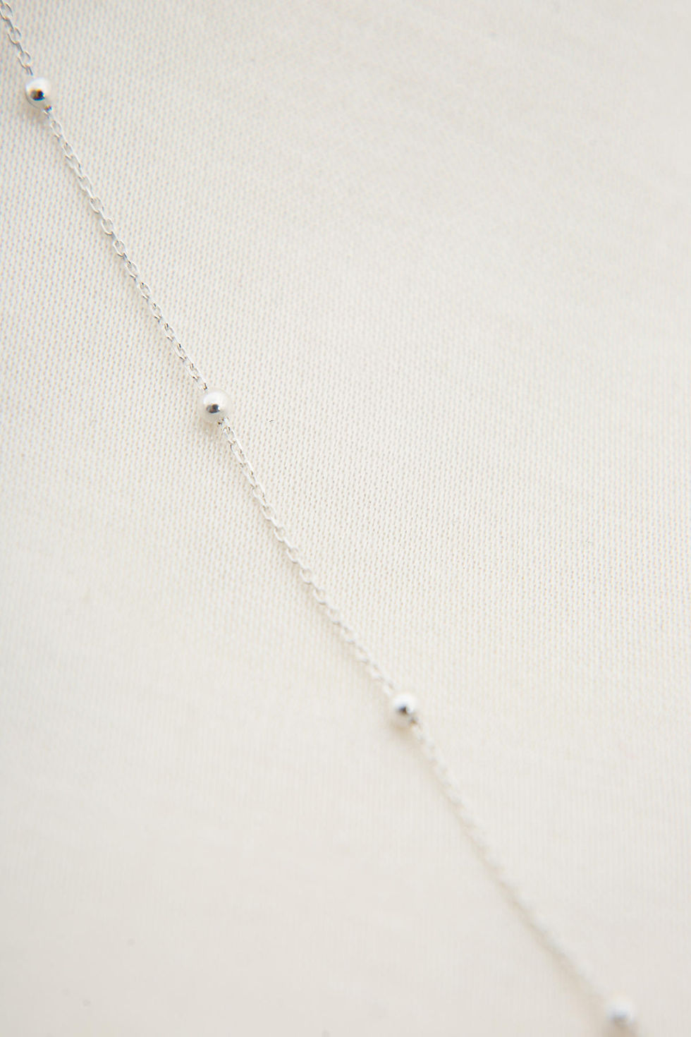 Thumbnail: LustraCharm Silver Anklet - EverBright Elegance