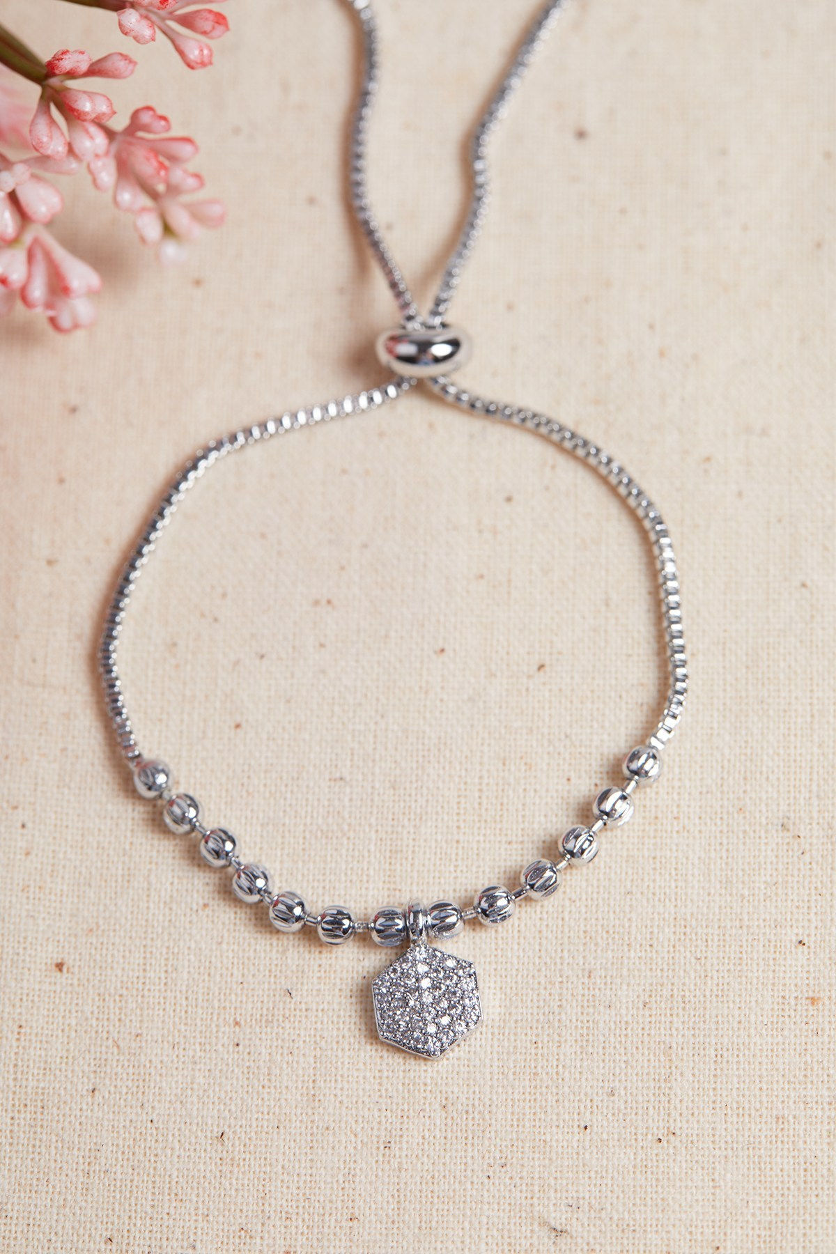 SilverLuxe Adjustable Bracelet