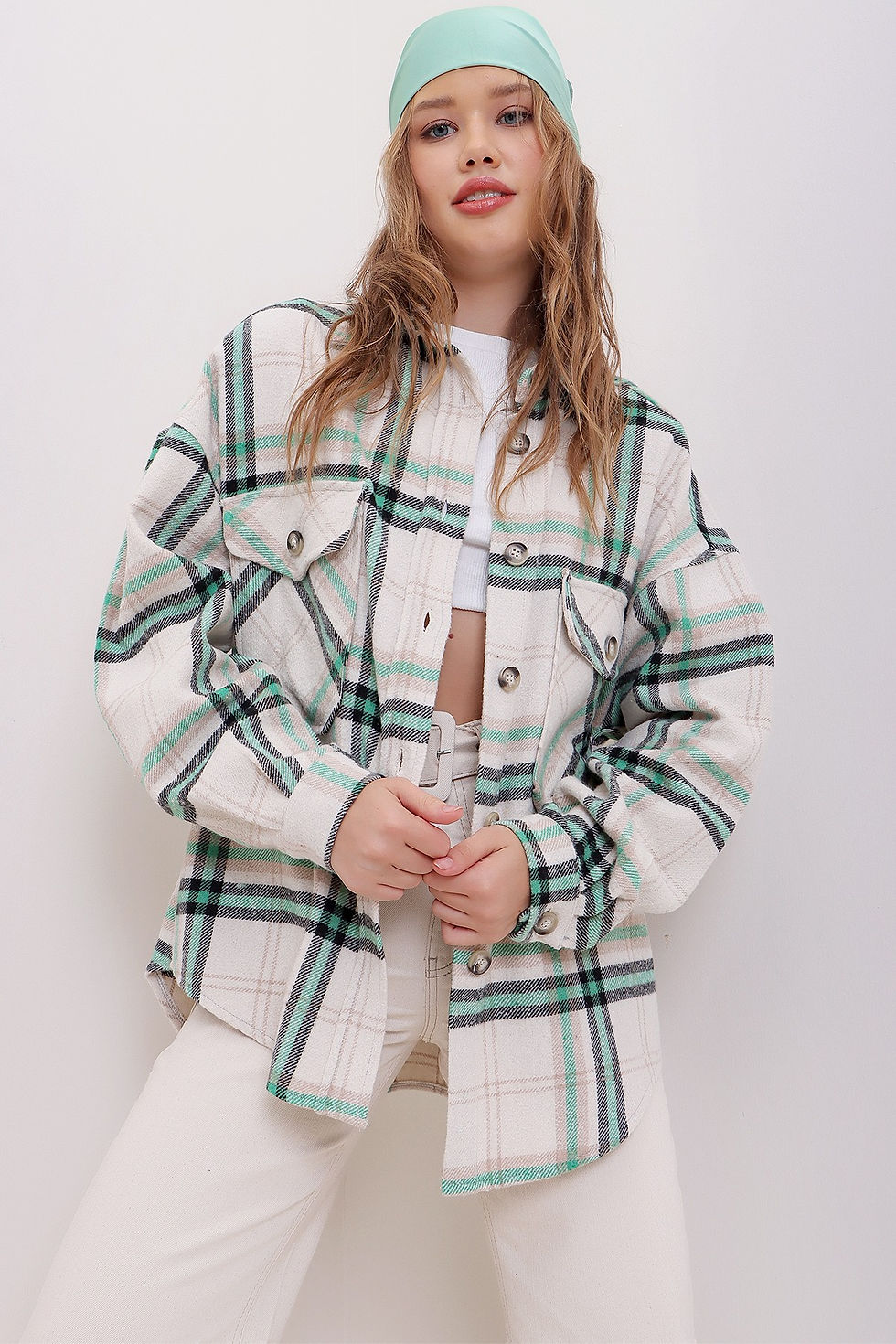 Thumbnail: ALC-X7142 - Ecru, Green