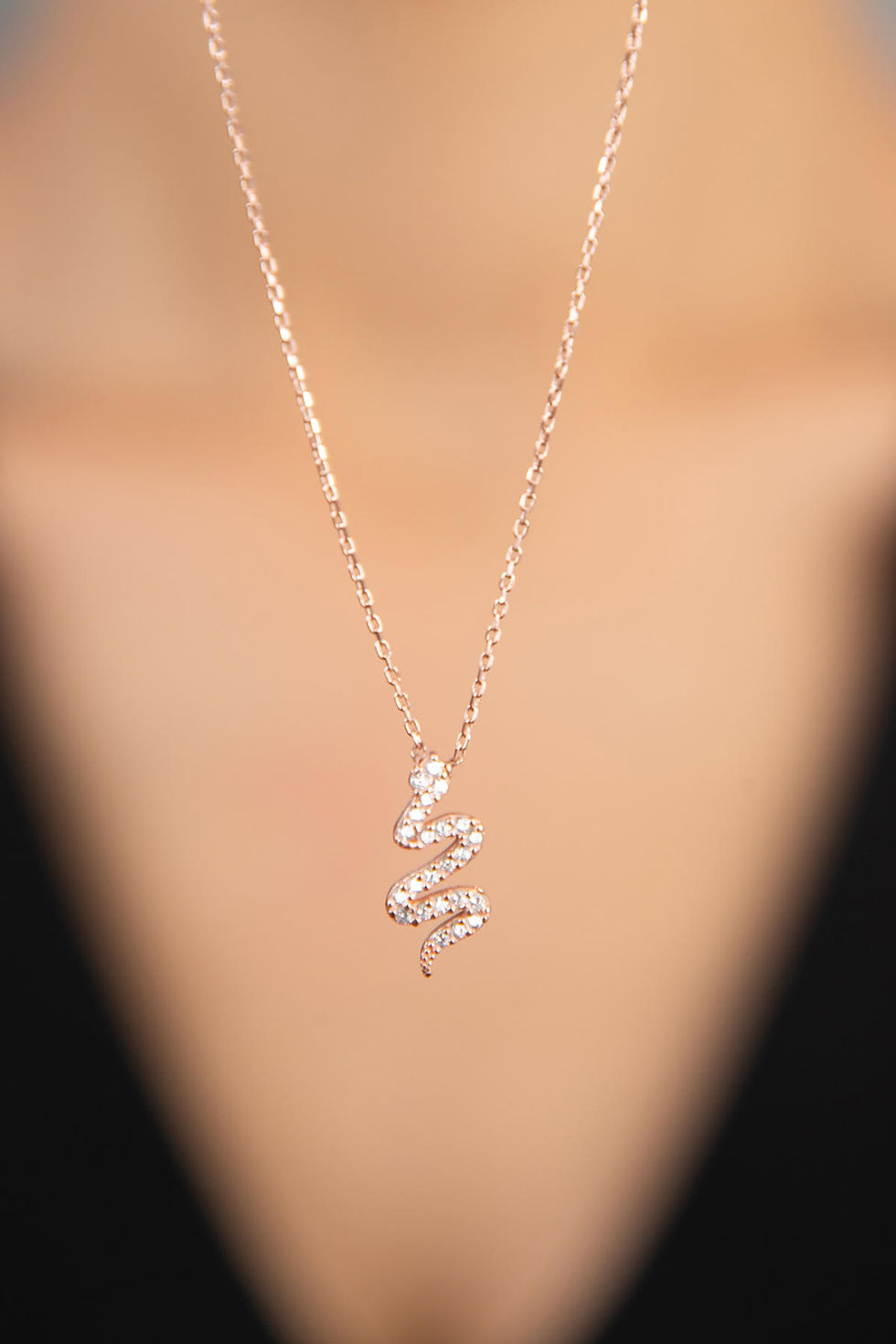 Thumbnail: LustreZir™ Sterling Elegance Necklace
