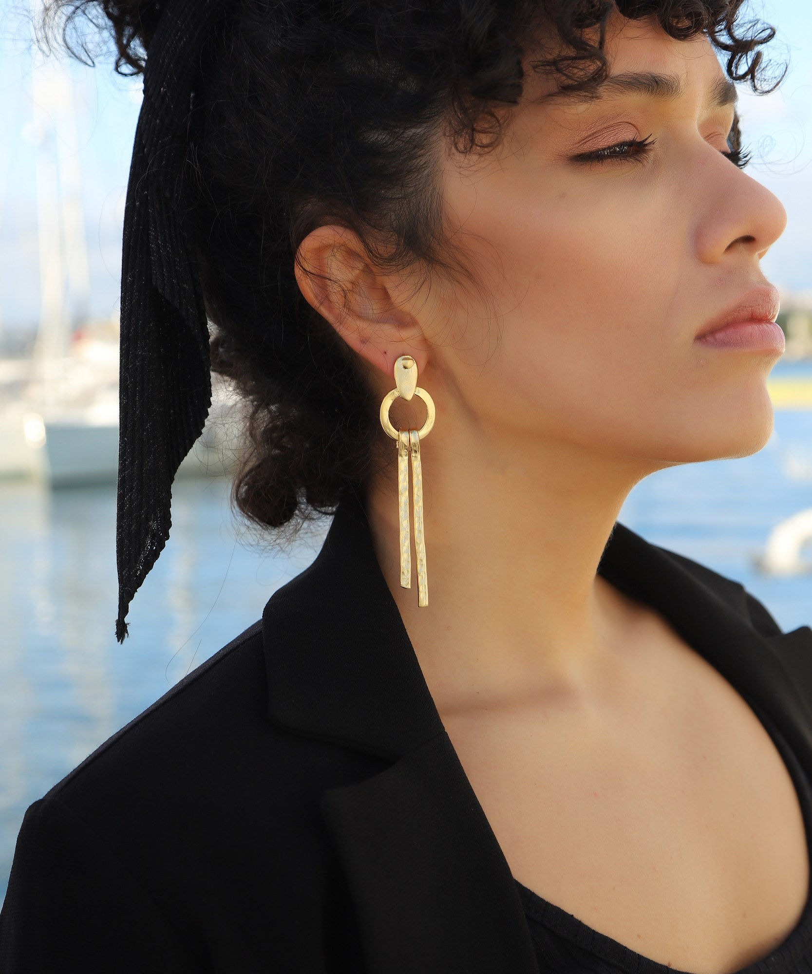 BrassElegance DreamDrop Earrings