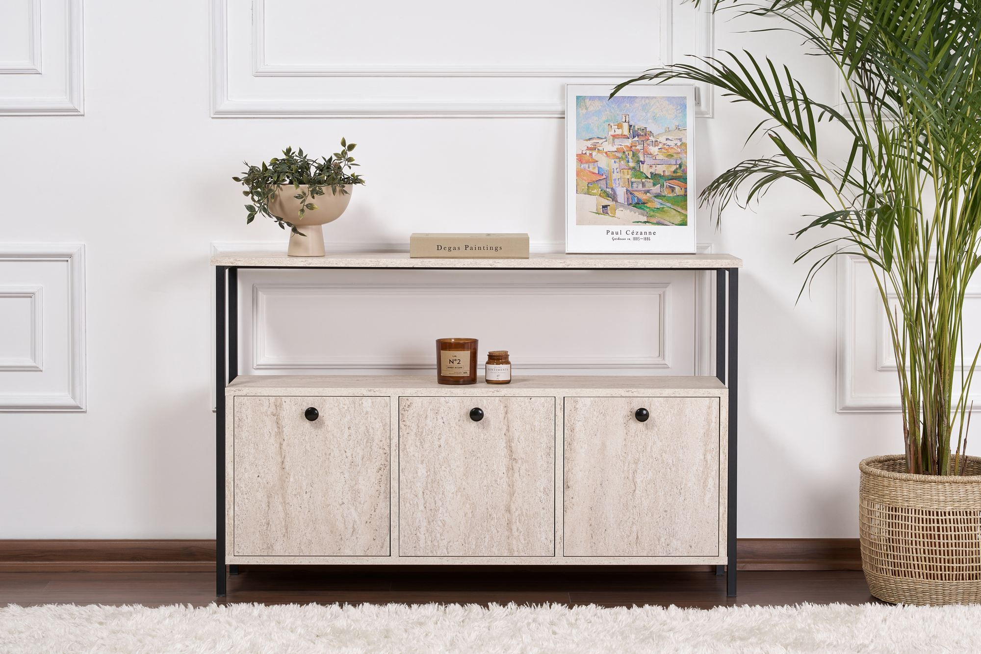 Solace - Travertine, Black