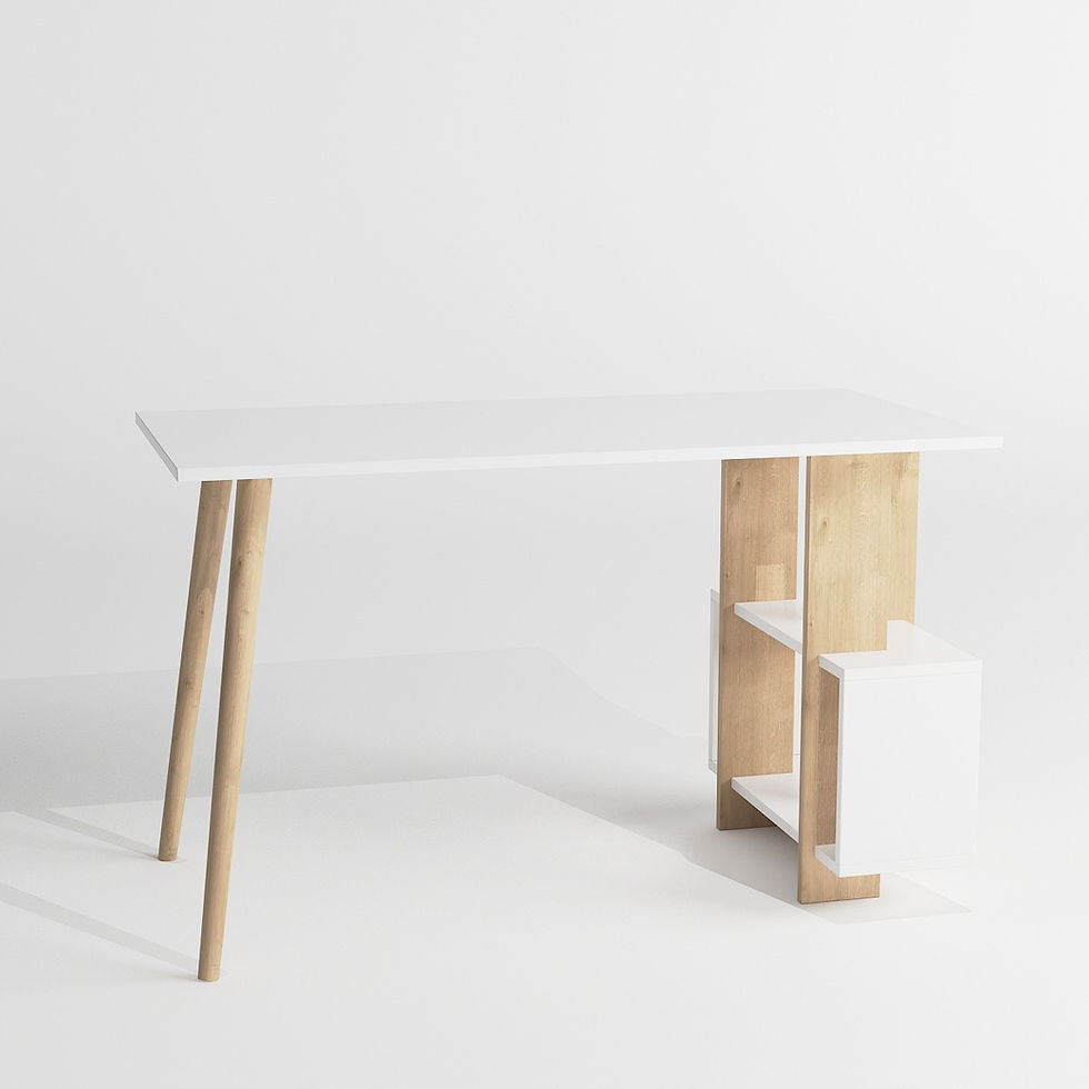 Thumbnail: Lagomood Side - Oak, White