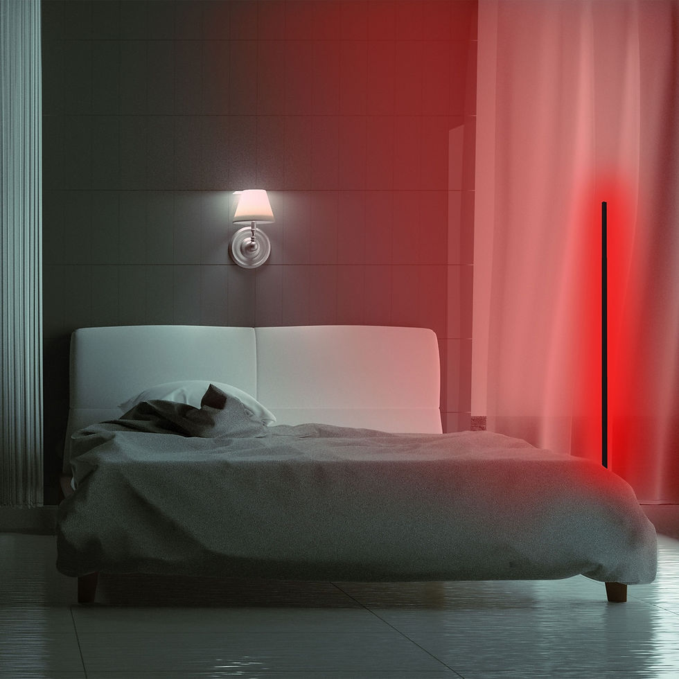 Thumbnail: LumoVibe: Radiant Red Elegance Lamp