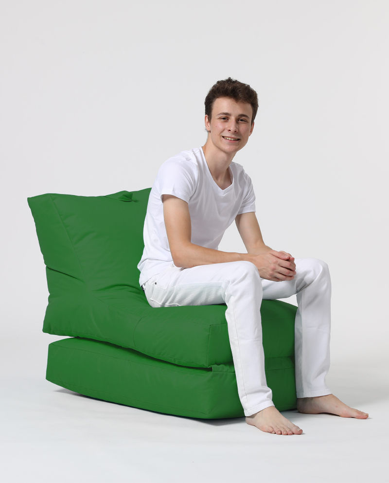Thumbnail: Siesta Sofa Bed Pouf - Green
