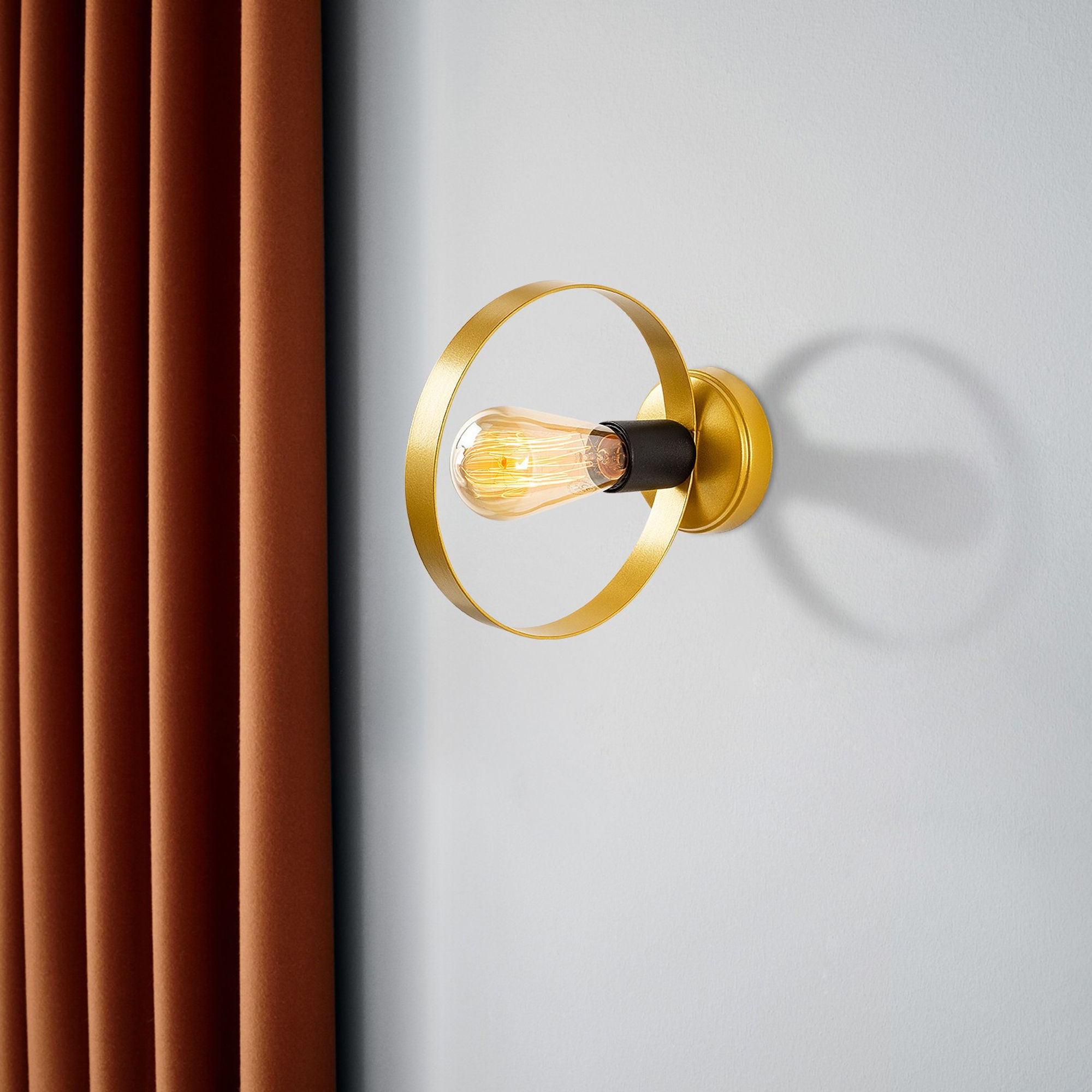 LumoGleam Metal Wall Radiance Lamp