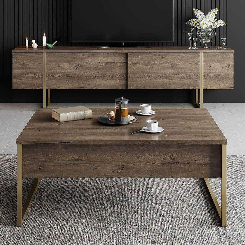Thumbnail: Luxe Set - Walnut, Gold
