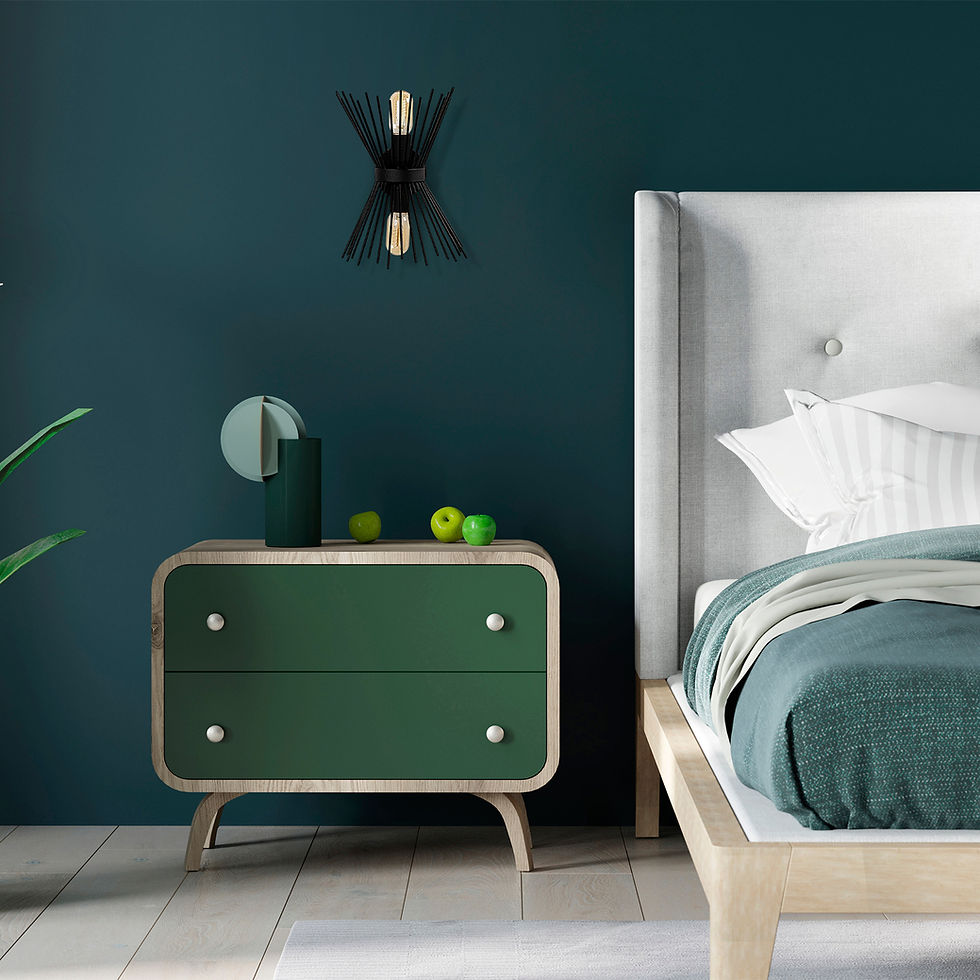 Thumbnail: LuxeBeam Noir - Industrial Elegance Wall Lamp