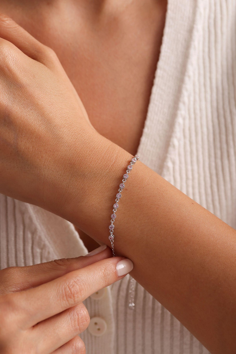 LunaRose Sterling Charm Bracelet