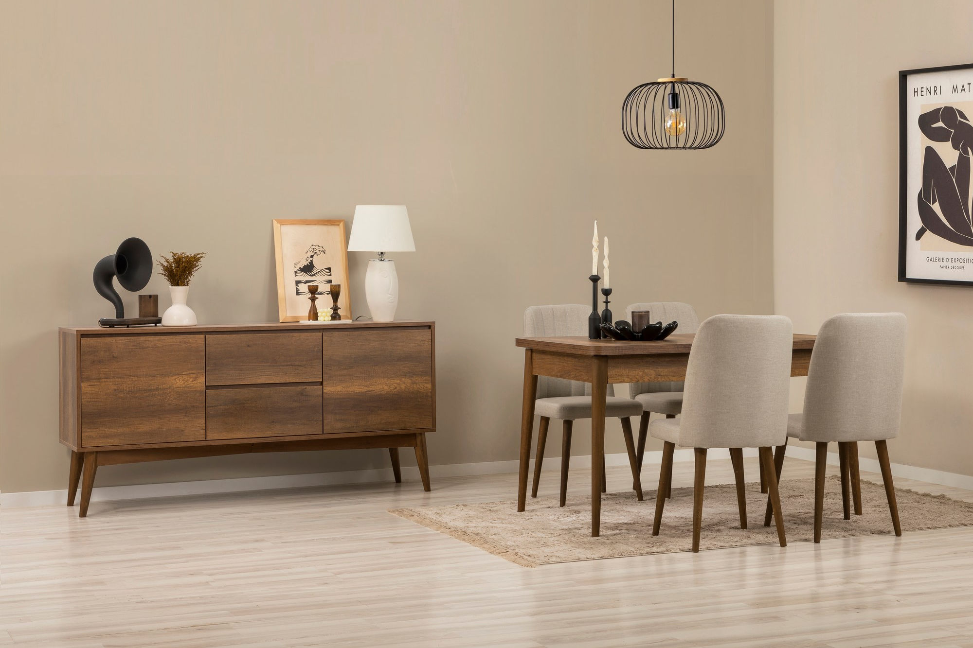 Vina 01 1005 - Walnut, Cream
