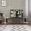 Thumbnail: Zitano Tv Stand - Anthracite- Light Mocha