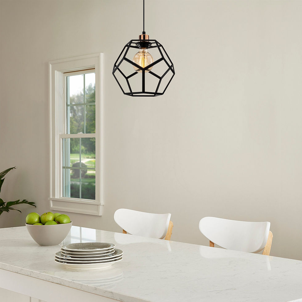 LuxeGlo Industrial Chandelier - Noir Bronze Elegance