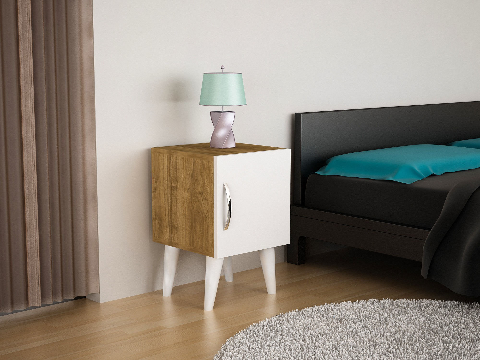 Bellini v1 - White, Walnut