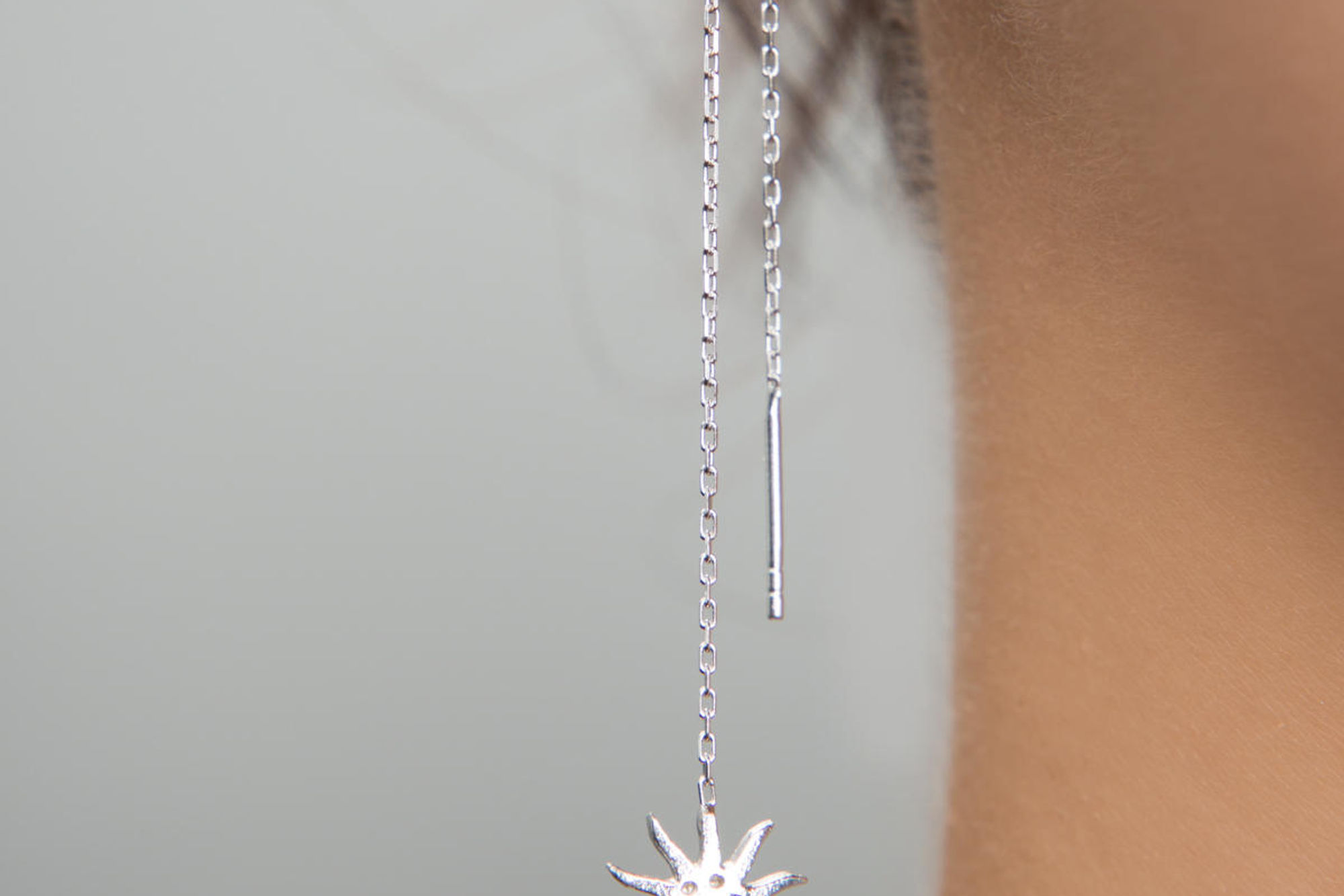 LustraZir Silver Glow Earrings