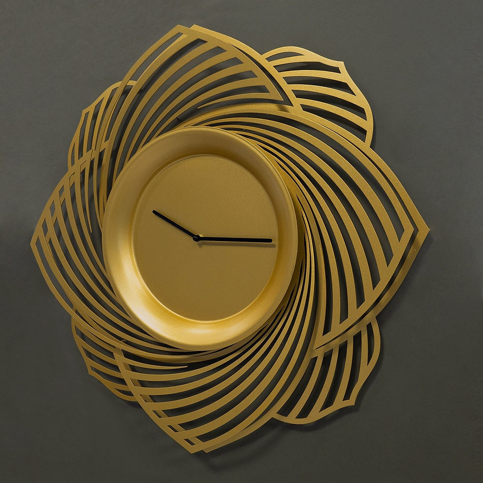 Thumbnail: Bloom Metal Wall Clock - APS109