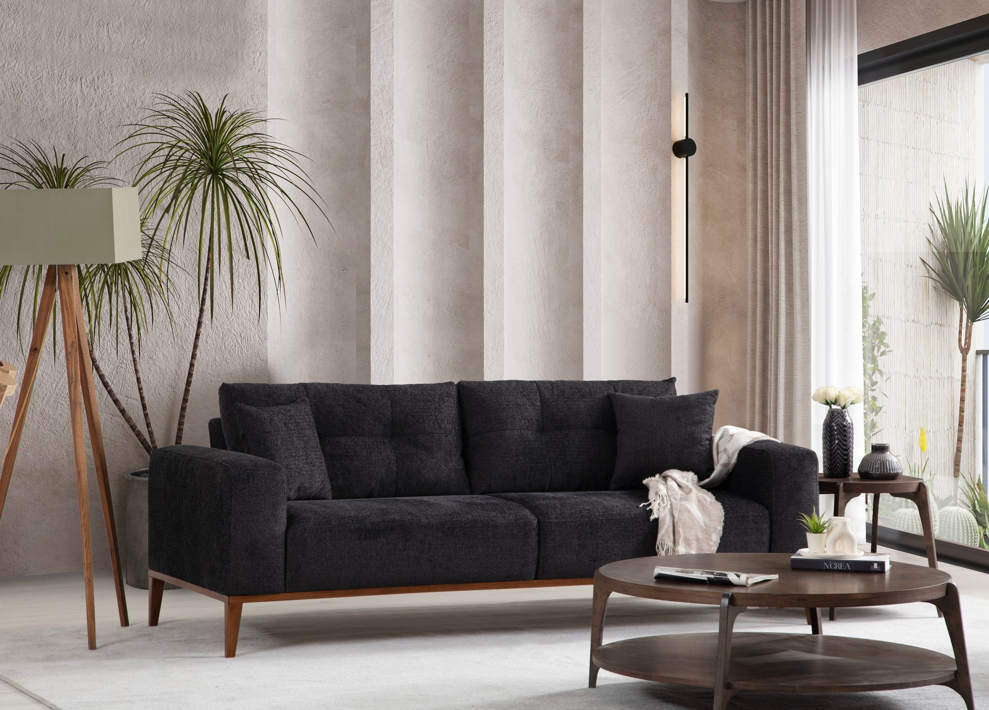 Sinor 3 Seater - Anthracite