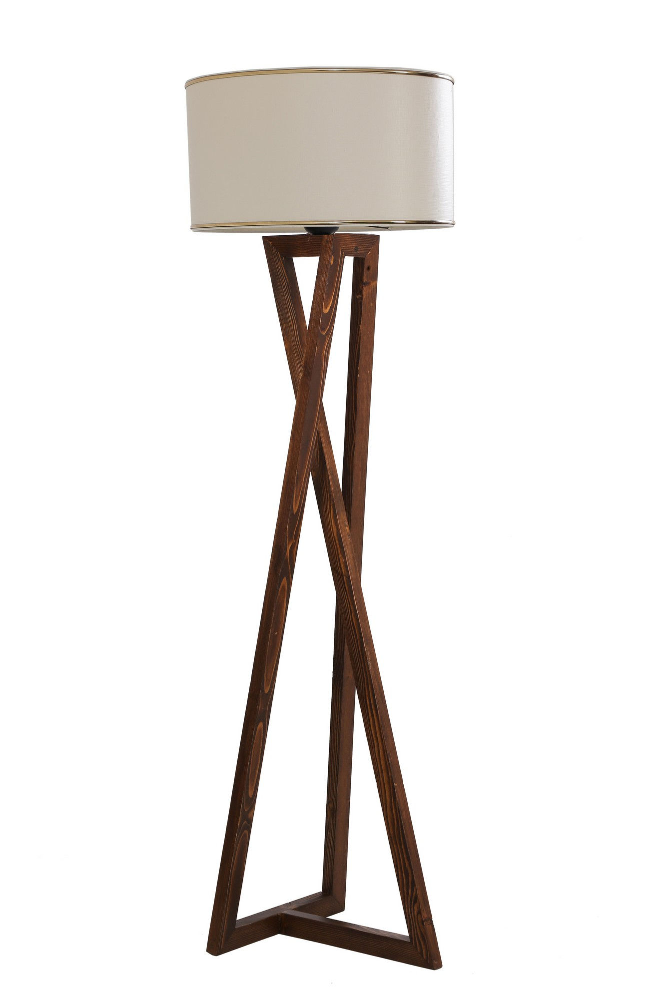 Luminara Walnut Glow Floor Lamp