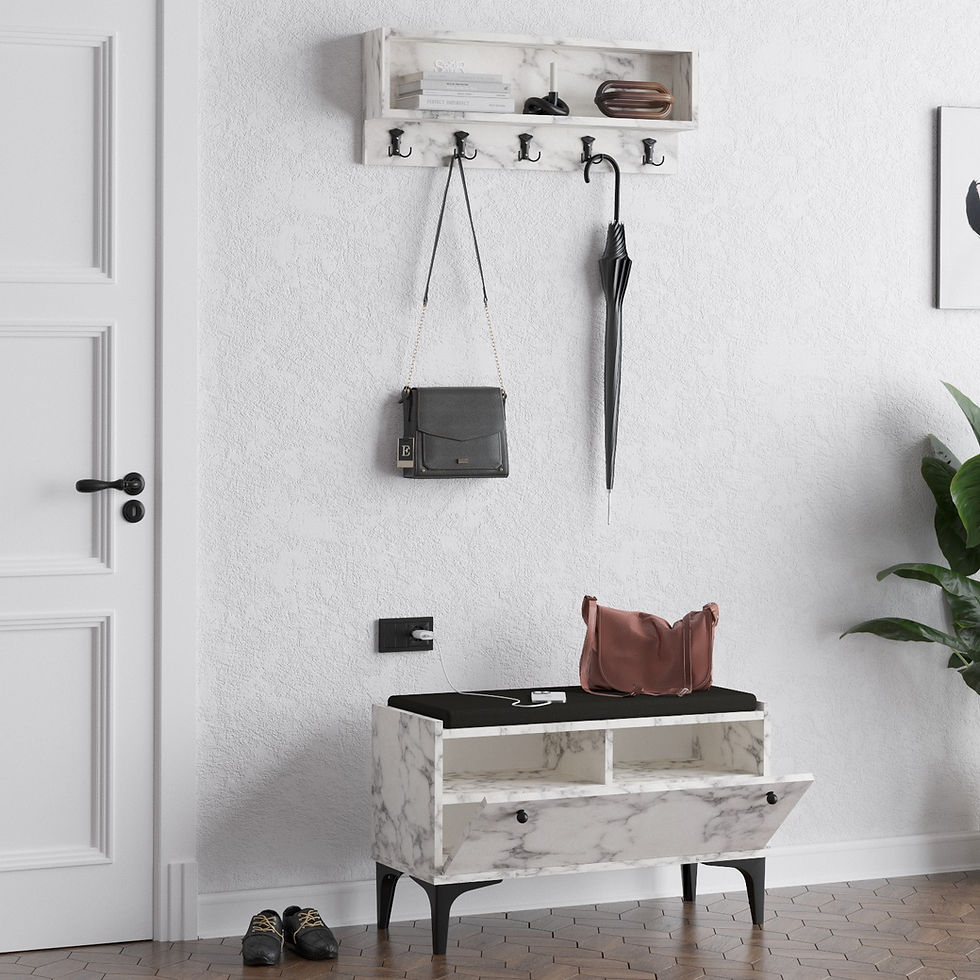 Thumbnail: Lena - Carrara Marble