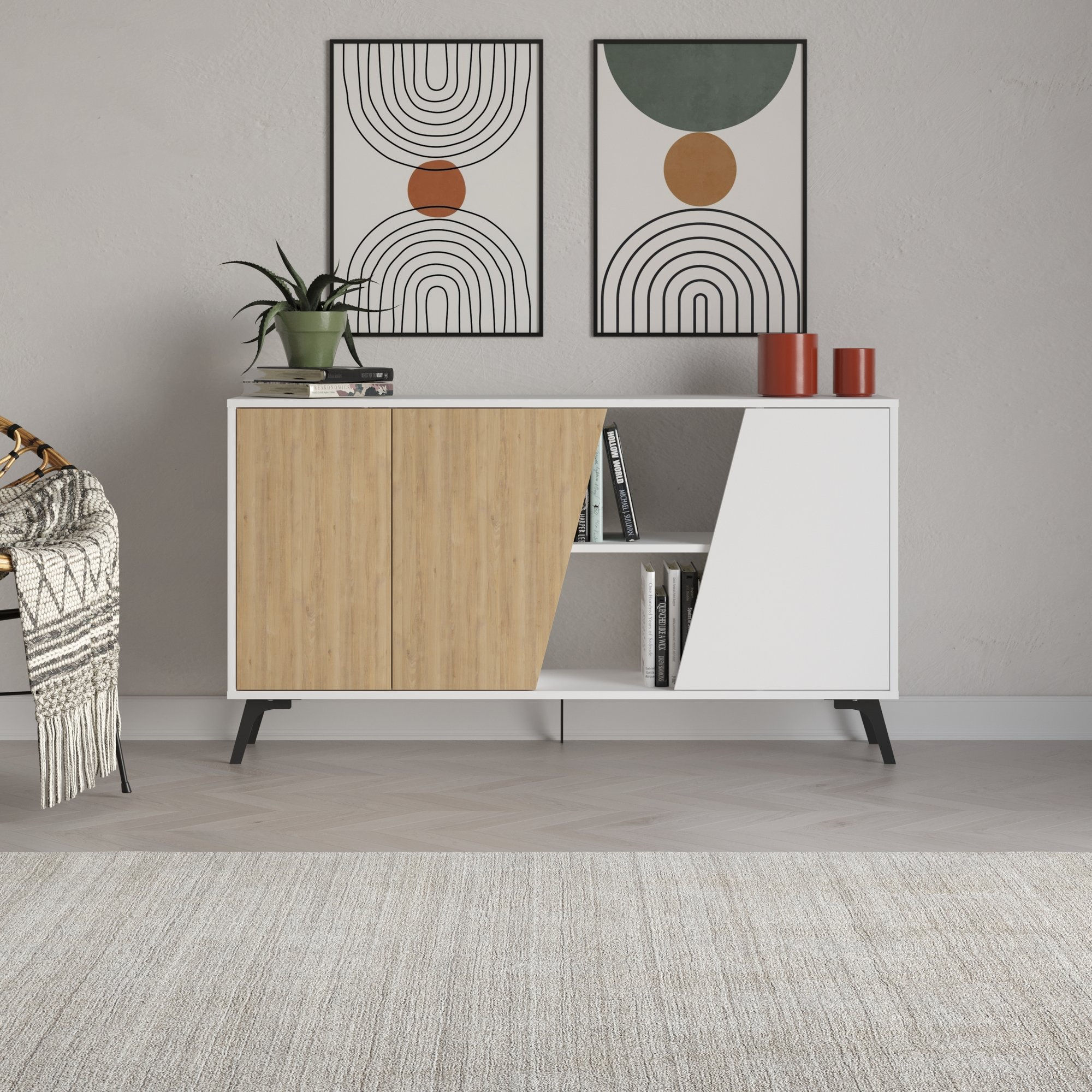 Fione 150 - Oak, White