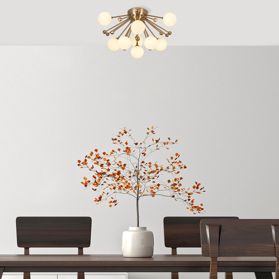Lumina Copper Elegance Chandelier
