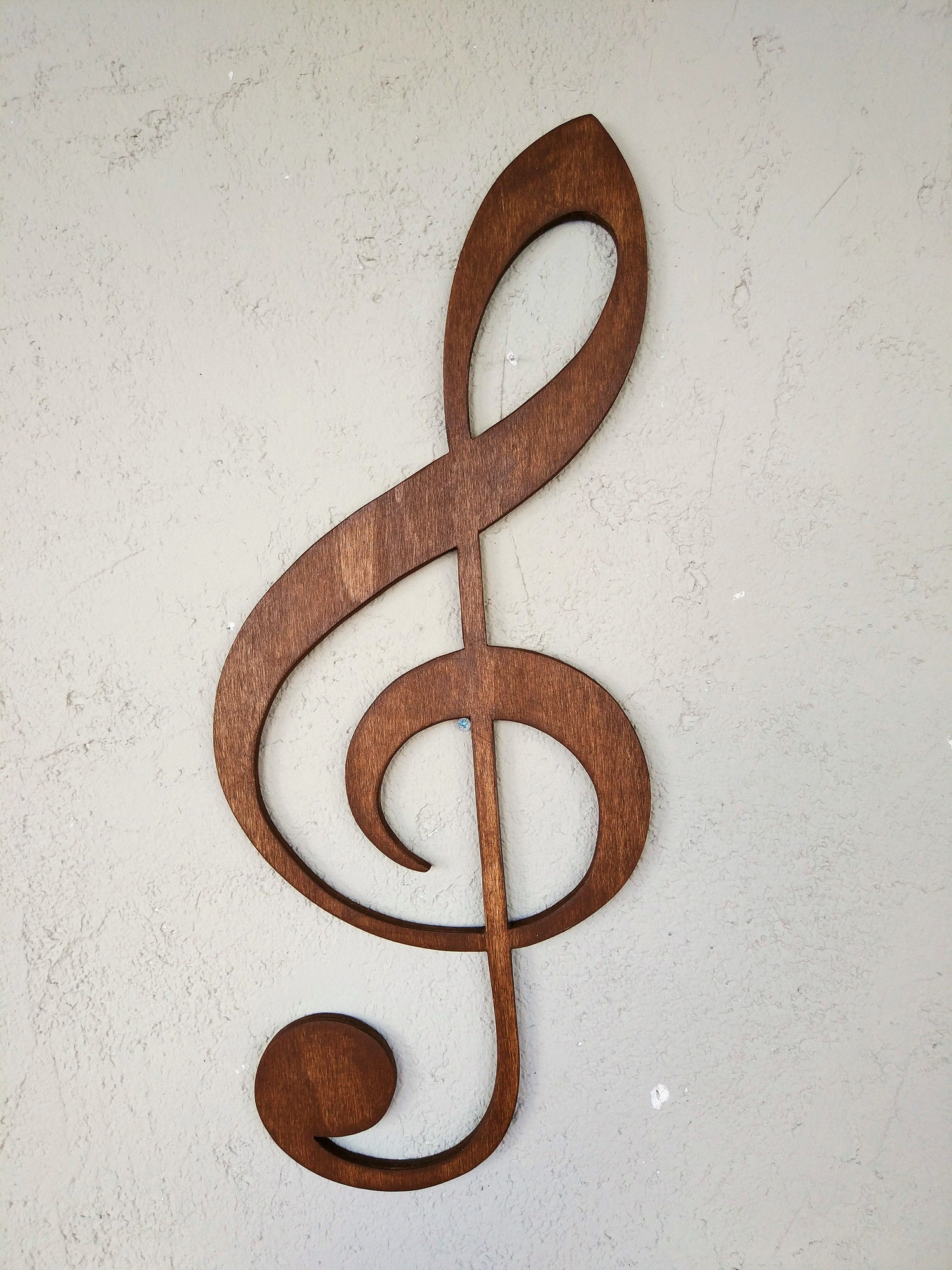 Treble Clef - Walnut