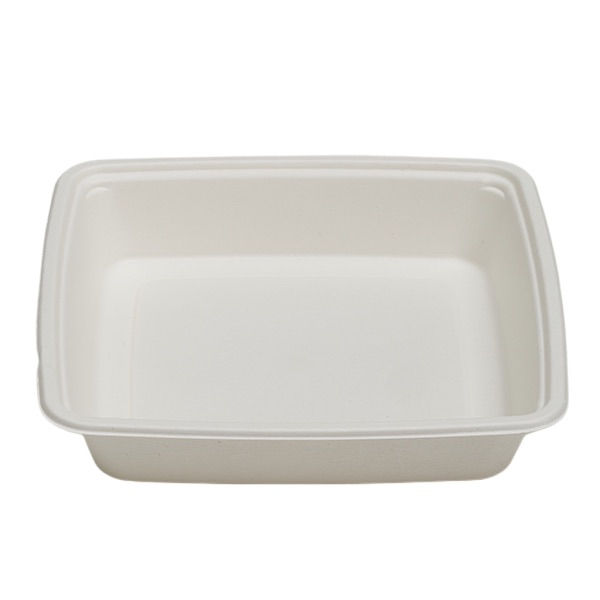 الصورة المصغرة: 9 inch 1-com tray -- eco-friendly lunch tray