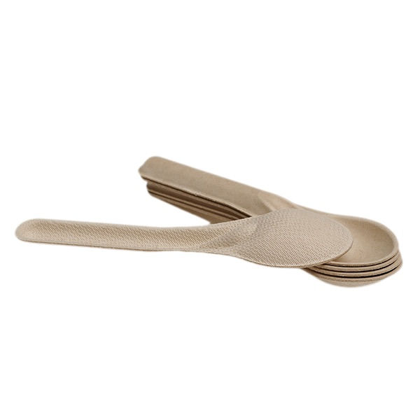 Miniature : Sugarcane Bagasse Pulp Paper Spoon