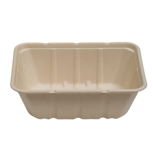 Миниатюра: 1500ml food tray -- large biodegradable meal tray