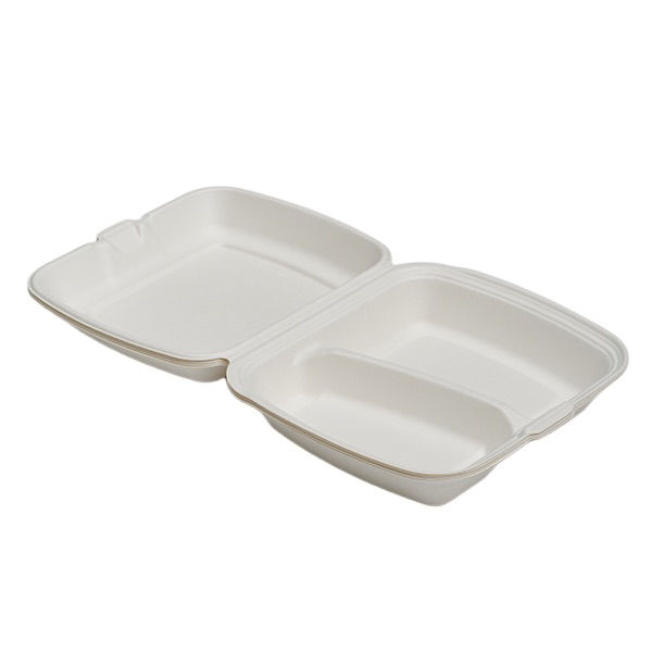 Miniature : 9×8-inch 2-com clamshell  custom burger boxes