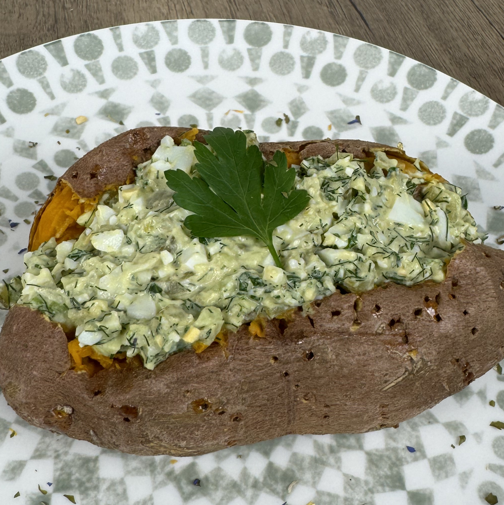 GEFÜLLTE SÜSSKARTOFFEL