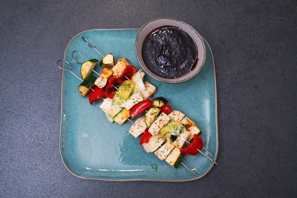 GEMÜSE HALLOUMI SPIESSE
