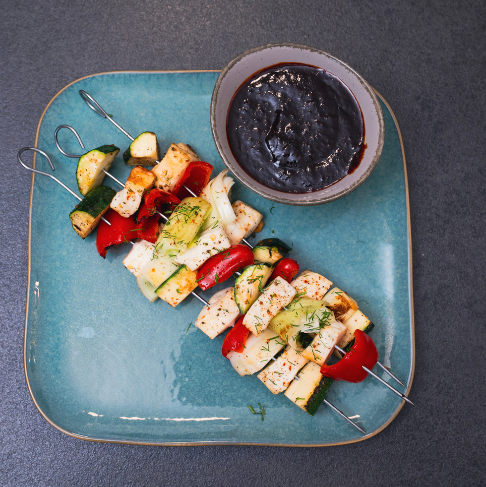 GEMÜSE HALLOUMI SPIESSE