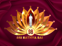 98th Birthday Logo of Bhagawan Sri Sathya Sai Baba