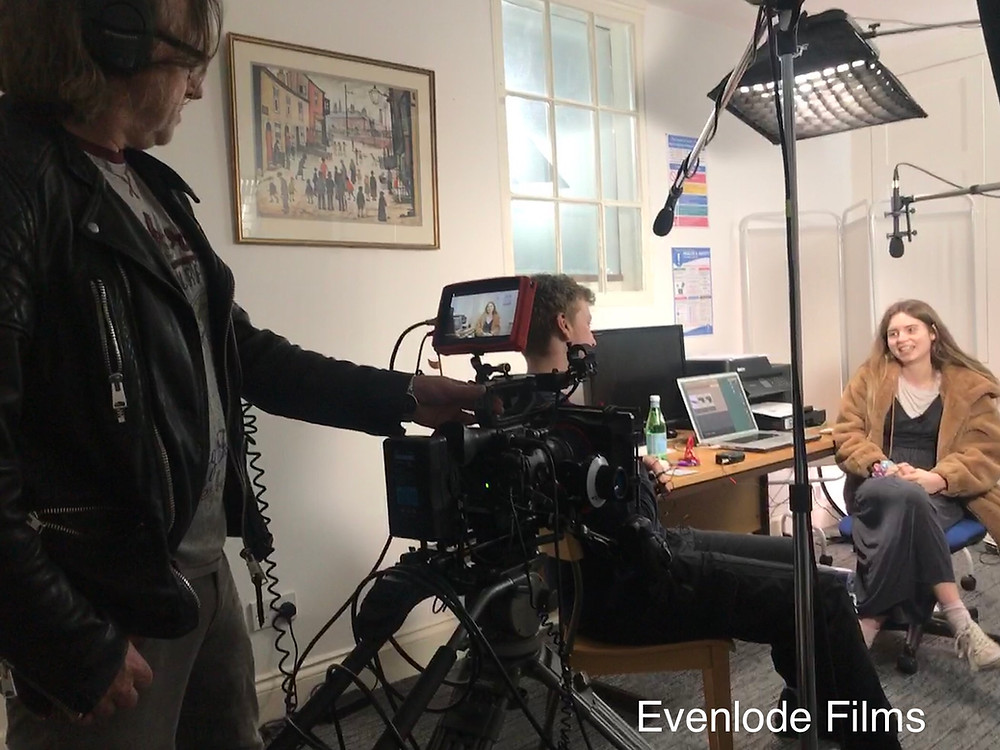 Evenlode Films and Production - In our Studios Cheltenham - On set - 3 Shorts for GDASS