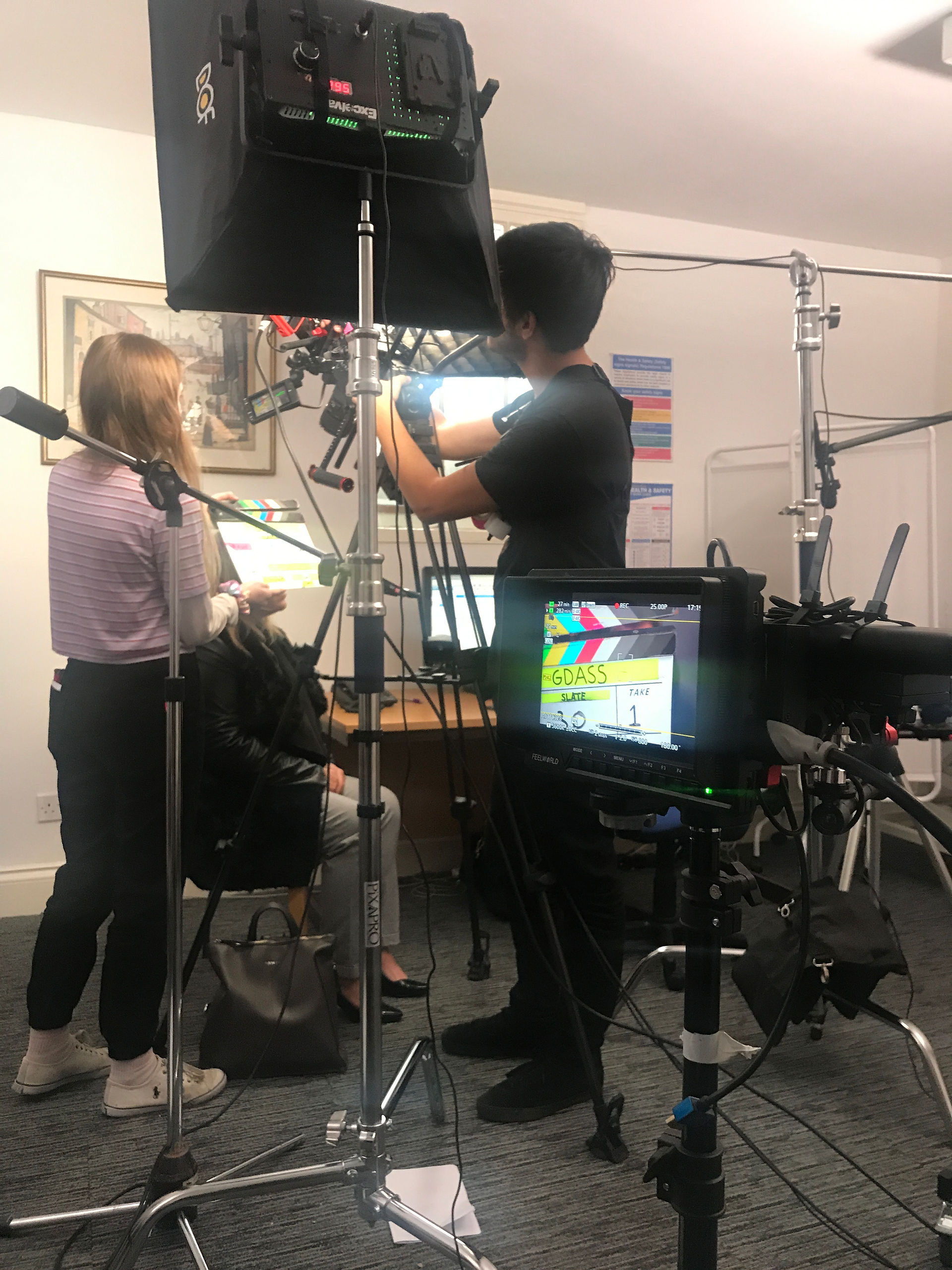 Tim Mountain on Set with Evenlode Films