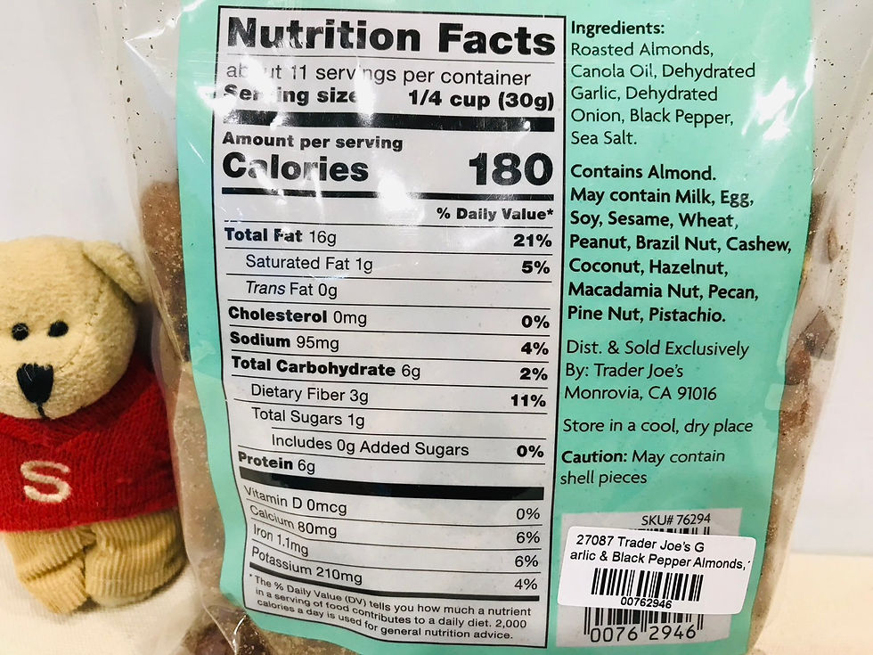 Thumbnail: 【Sunny Buy】Trader Joe's Garlic & Black Pepper Almonds 12 oz (#27087)