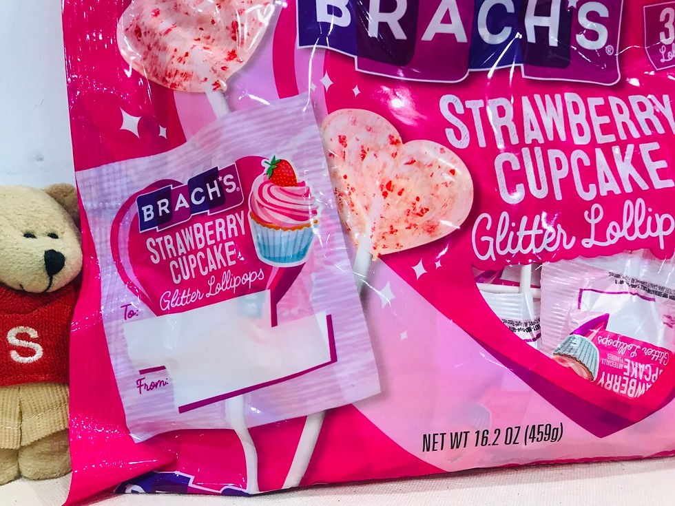 Thumbnail: 【Sunny Buy】Brach's Strawberry Cupcake Glitter Lollipops 16.2 oz (#24993)