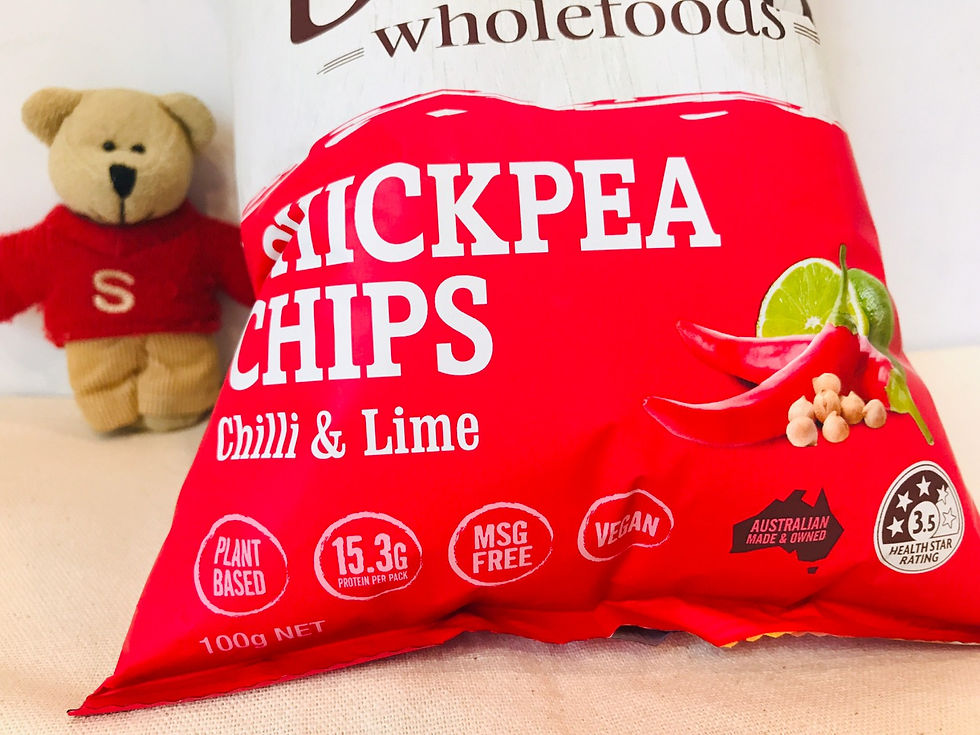 Thumbnail: 【Sunny Buy】Bains Wholefoods Chickpea Chips-Teriyaki/Chilli&Lime 100g