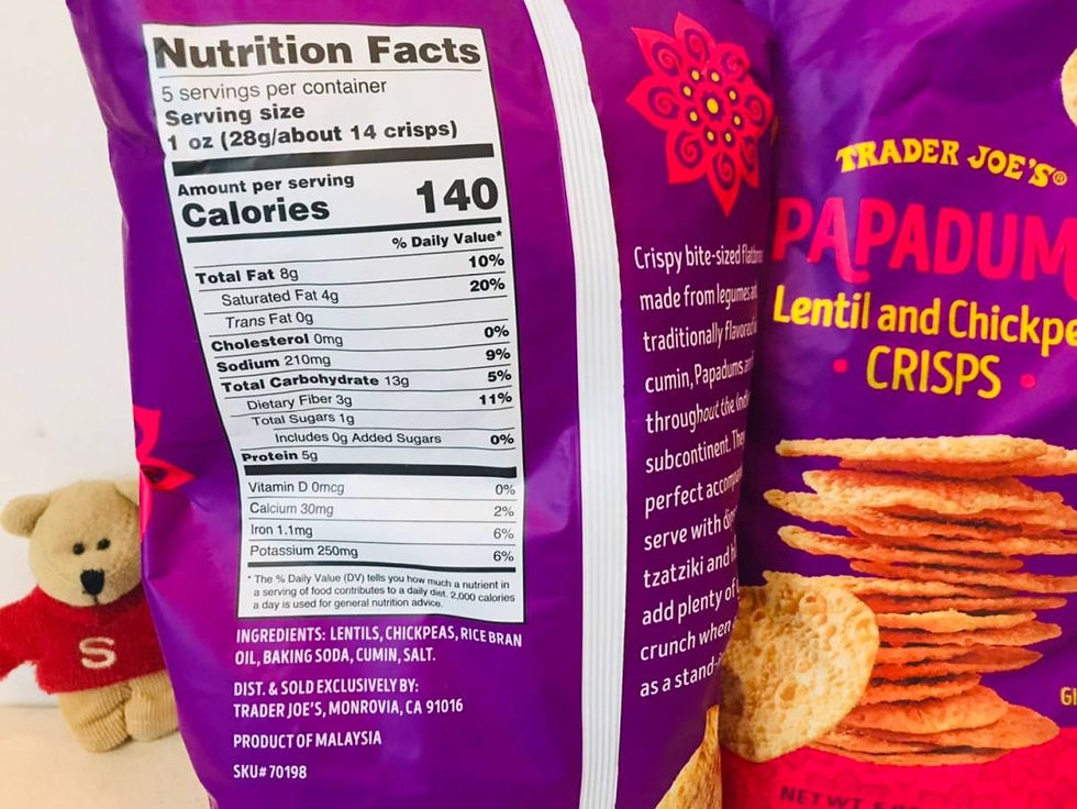 Thumbnail: 【Sunny Buy】Trader Joe's Papadums Lentil and Chickpea Crisps 5 oz(#29243)