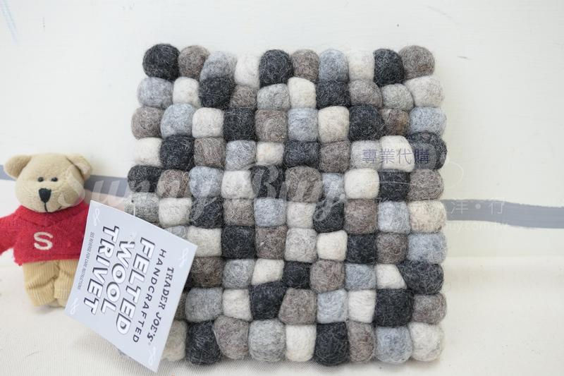 Thumbnail: 【Sunny Buy】Trader Joe's Felted Wool Trivet Color/Gray (#14621/#14620)