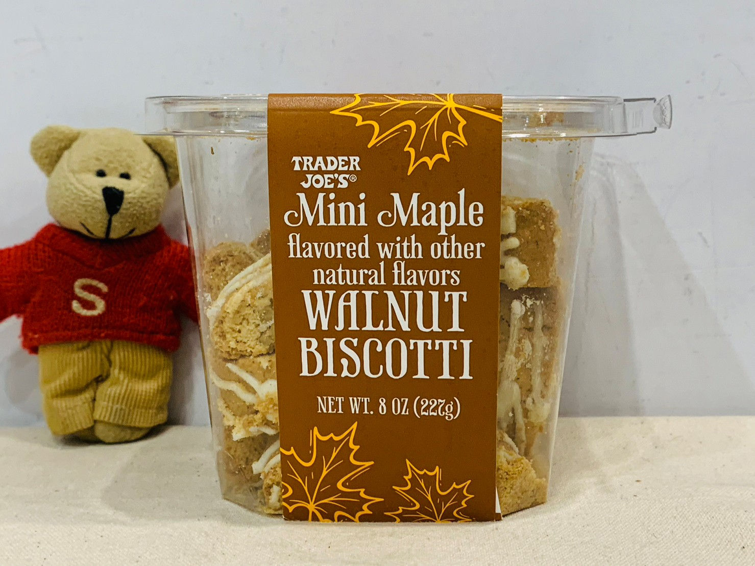 【Sunny Buy】Trader Joe's Mini Maple Walnut Biscotti 8 oz (#27007)